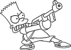 Moe often plays the role of counselor. Bart Simpson Coloring Pages Triumphdm Com At The Simpsons ...