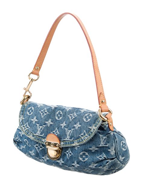 Louis Vuitton Monogram Denim Mini Pleaty Handbags Lou124665 The