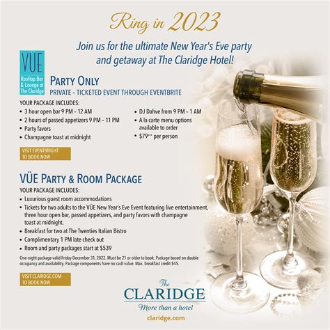 ring in 2023 at the claridge the claridge hotel