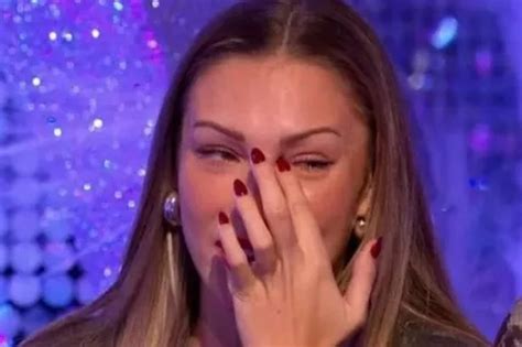 bbc strictly come dancing s zara mcdermott in tears over sam thompson gesture after her exit