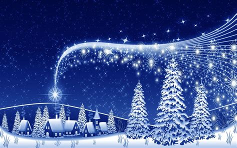 новый год домики Christmas ночь Оформление Windows 7810 темы