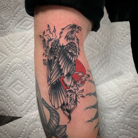 Traditional Eagle Forearm Tattoo By Colby Morton Tattoos Forearm