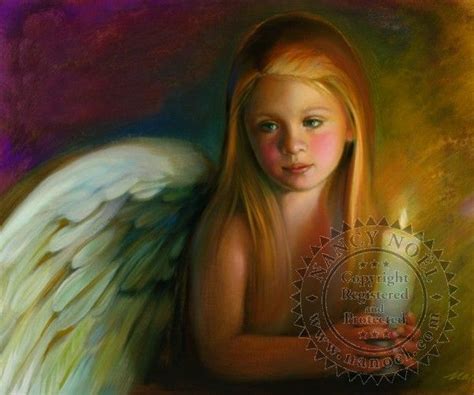 Angels Nancy Noel Paintings Angel Of Light Angel The Sanctuary