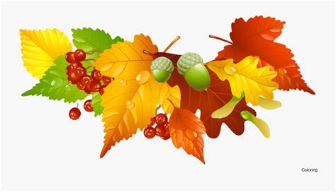 Transparent Fall Leaves Clipart Png Thanksgiving Wreath