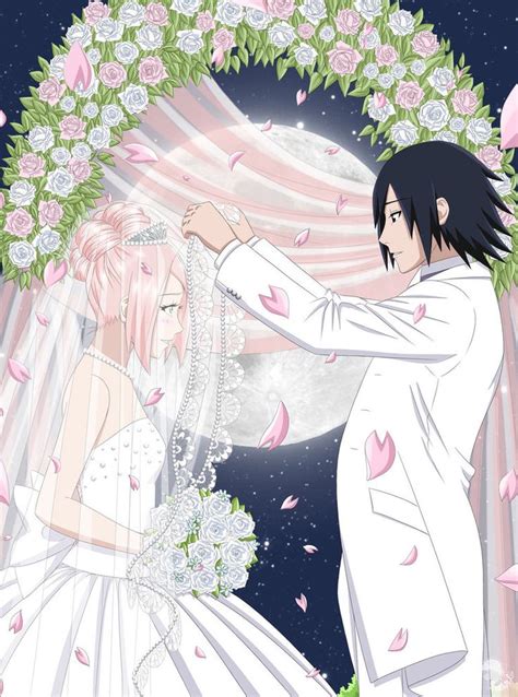 Bride Of Sasuke By Hanabi Rin Sakura And Sasuke Sasusaku Anime