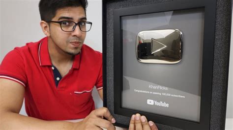 Unboxing 100000 Subscribers Silver Play Button 2018 Award Youtube