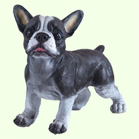 French Bulldog Statue Garden Statue Large Yard Decor Figurine