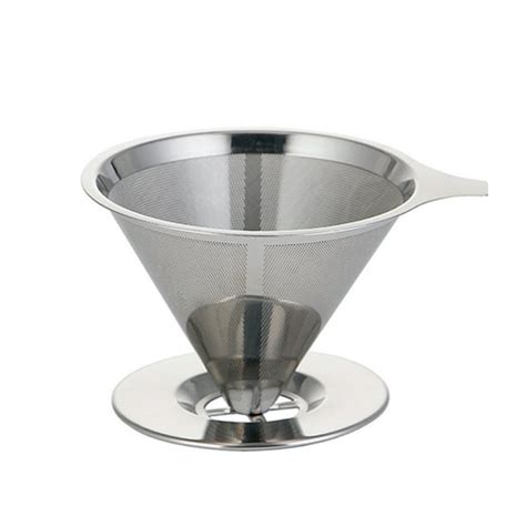 Maboto Stainless Steel Coffee Filter Pour Over Funnel Brew Drip Tea