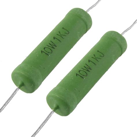 1 Ohm 10 Watt Wire Wound Resistor Pack Of 2 Robotools