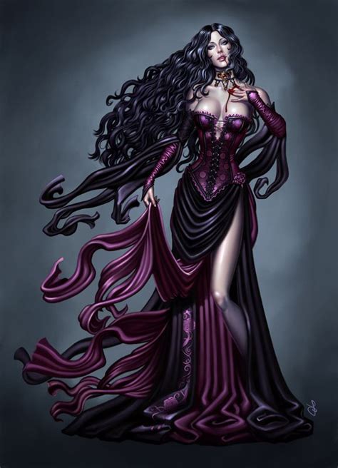 Vampiresse By Saraforlenza On Deviantart Vampire Art Dark Fantasy