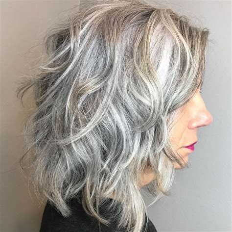 Medium Layered Gray Hairstyle Hairstyles Over 50 Short Hairstyles For Women Cool Hairstyles