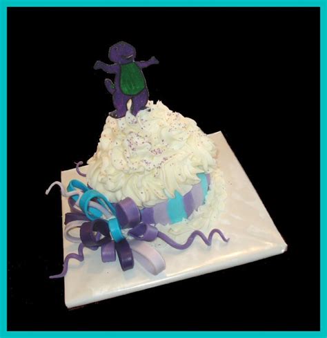 Barney Smash Cake