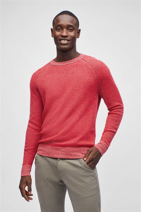 Cashmere Waffle Crew Neck Sweater Bonobos Mens Outfits Sweaters