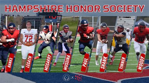 Seniors Football Players Selected For Hampshire Honor Society