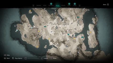 Assassin S Creed Valhalla Isle Of Skye Map Opals And Collectibles