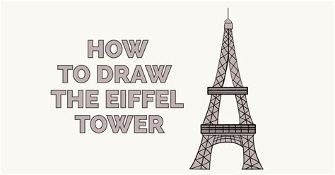 How to draw the eiffel tower, narrated step by step in this simple drawing for beginners. How to Draw the Eiffel Tower in a Few Easy Steps | Easy ...