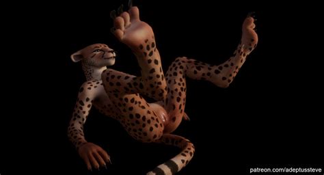 Rule 34 1girls Cheetah Furry Nude Solo Solo Female Solo Focus Spread