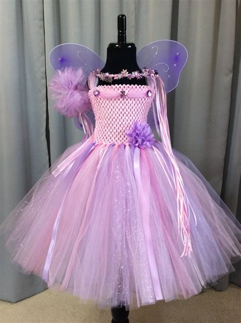 Pink And Lavender Fairy Princess Costume Princess Tutu Dress Etsy