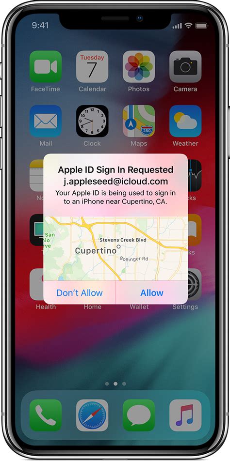 Enter your apple id and password. Get a verification code and sign in with two-factor ...