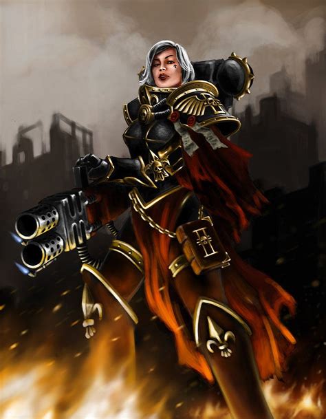 Adepta Sororitas Heavy Flamer By Celeng On Deviantart Warhammer 40k Rpg