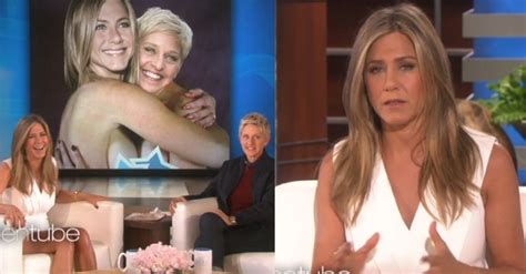 Video Interview Jennifer Aniston Gets Fake Topless Photo With Ellen