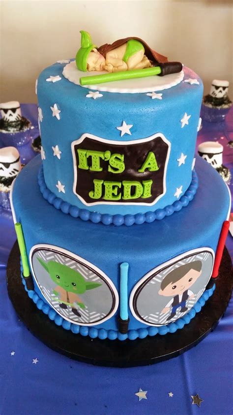 Star Wars Baby Shower Cake Baby Shower Pinterest Star Wars Baby