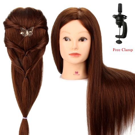 Hairstyle Doll 26 90 Real Long Hair Trainng Head Hairdressing