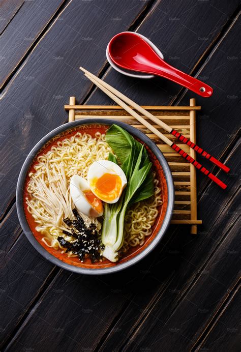 Ramen Asian Noodles High Quality Food Images ~ Creative Market