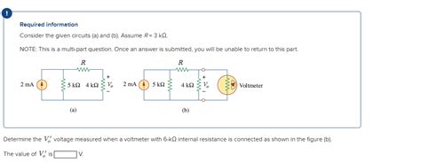 Solved Required Information Consider The Given Circuits A Chegg Com