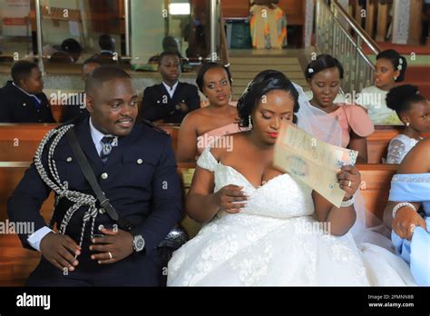 Kampala Uganda Oct 24 2020 Hot Wedding And They Areare In The