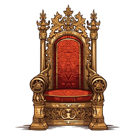 Wooden Throne King Chair Wood 27292374 Png