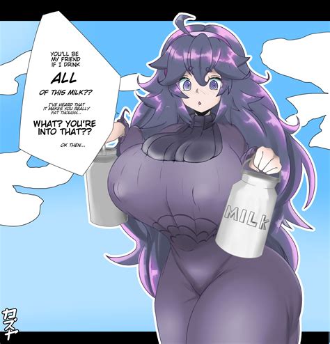Rule 34 1girls Alternate Breast Size Breast Expansion Cow Girl Dialogue Hex Maniac Huge