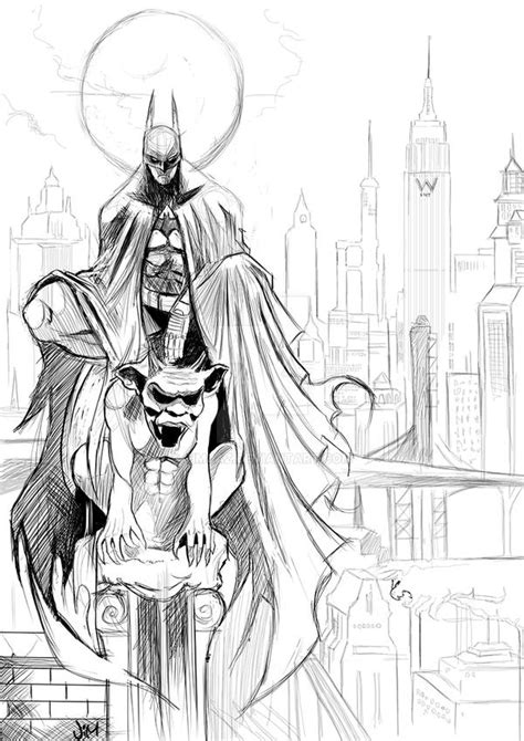 Batman Sketch By Jimjaz On Deviantart