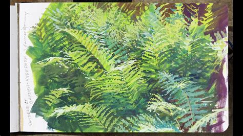Painting Ferns With James Gurney Youtube