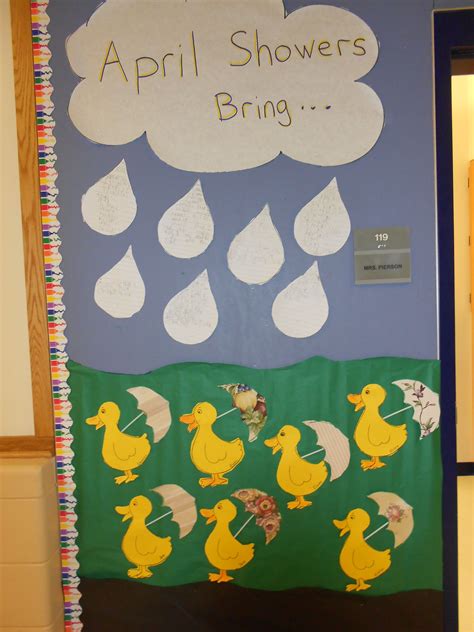 April Showers Bring May Flowers Kindergarten Craft Kindergarten
