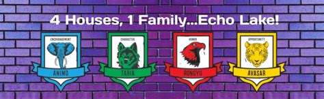 House System Echo Lake Elementary School