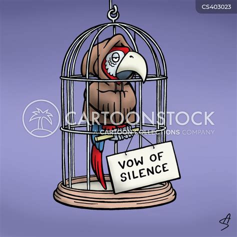 Oath Of Silence Cartoons And Comics Funny Pictures From Cartoonstock