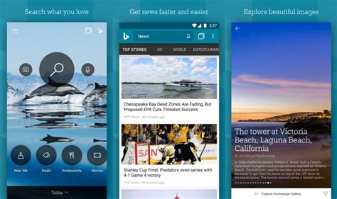 Bing Search App On Android Gets Major Update With All New