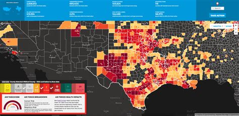 Air Toxics The Oil And Gas Threat Map