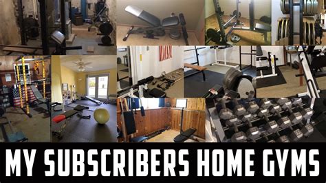 My Subscribers Home Gyms And Quarantine Exercise Routines Youtube