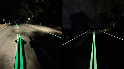 Australian Company Shows Off Glow In The Dark Road Markings