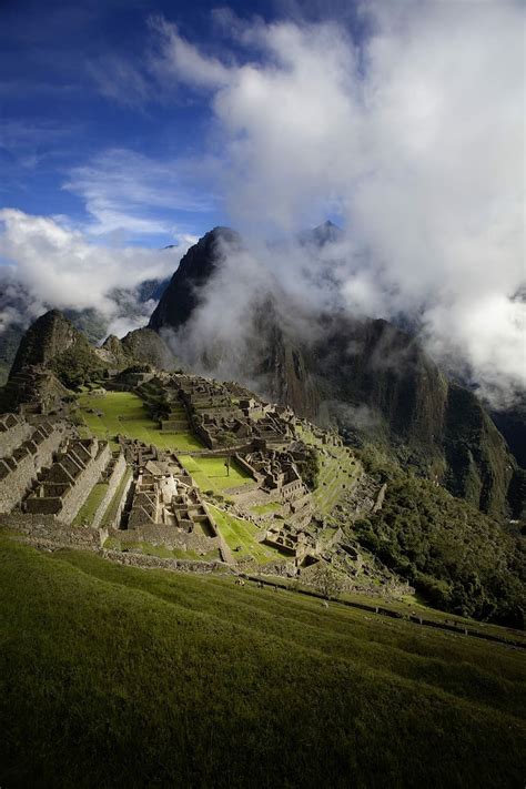 Hd Wallpaper Aerial View Of Mountains Machu Picchu Mexico Peru