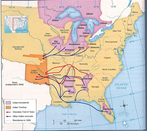 Map Cherokee Georga N Carolina Keep Trail Of Tears Native