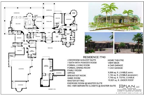 Looking for house plans, home plans, floor plans, or home designs? Floor Plans 7,501 sq. ft to 10,000 sq. ft.