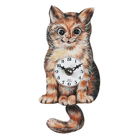 Cat Clock With Moving Eyes Timecentre