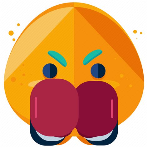 Boxer Emoji Emoticon Face Protective Smiley Sport Icon Download