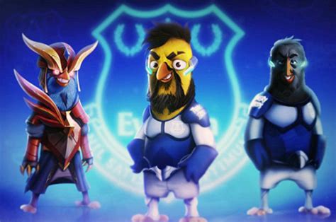 Everton Stars Transformed Into Angry Birds For New Game Daily Star