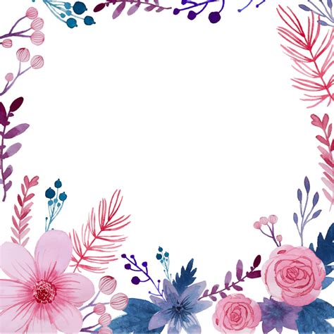 Watercolor Flower PNG | Floral watercolor background, Floral print background, Watercolor flower ...
