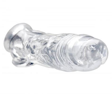 Size Matters Realistic Penis Enhancer Ball Stretcher Clear On Literotica