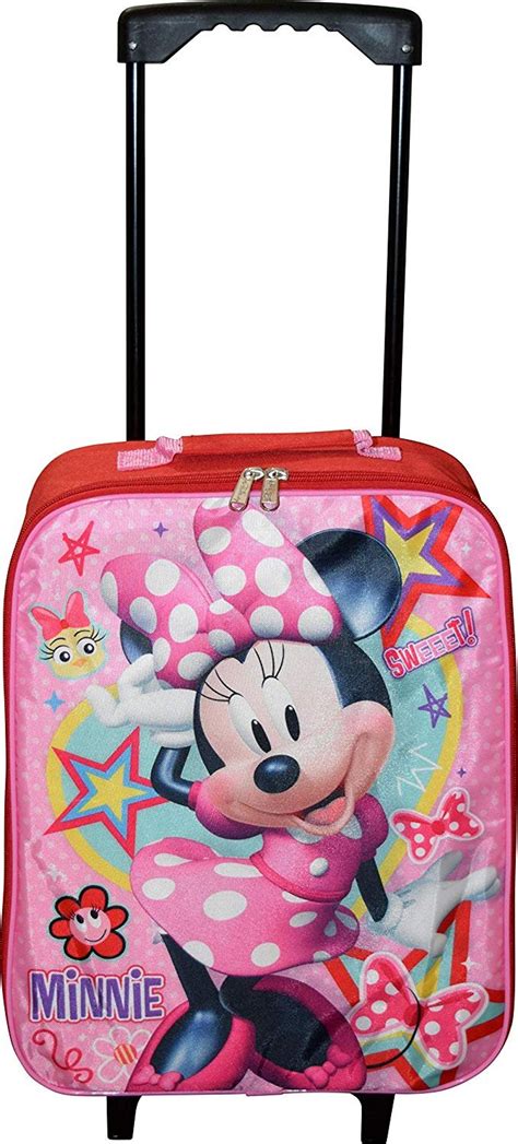 Disney Junior Minnie Mouse 15 Collapsible Wheeled Pilot Case Rolling